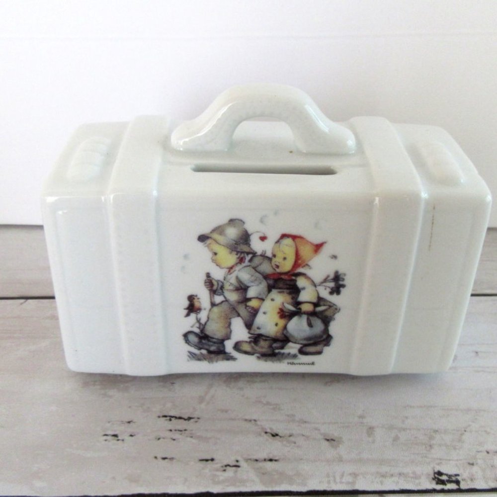 Hummel porcelain "Traveller Bank" Hansel & Gretel - collectible